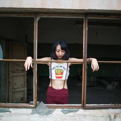 黑白模特