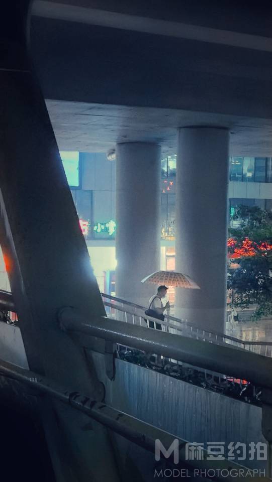 夜景模特