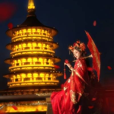 汉服模特
