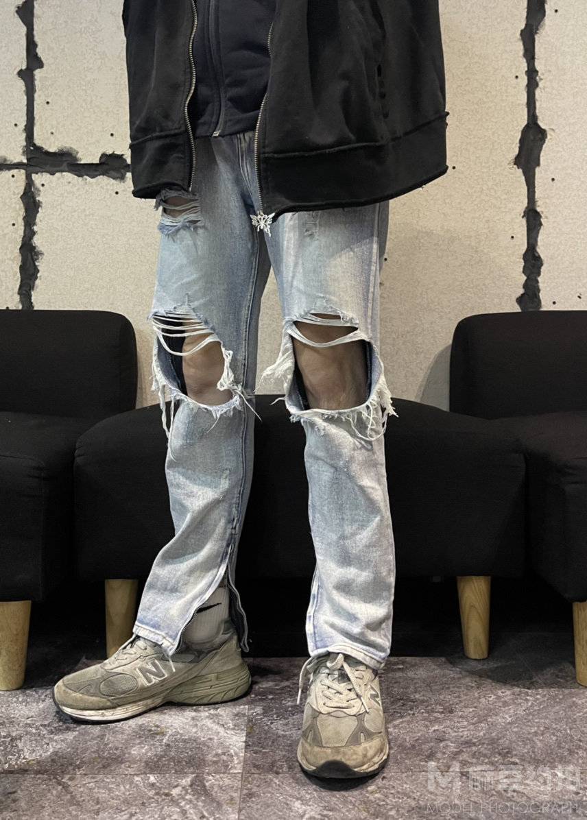 黑白模特