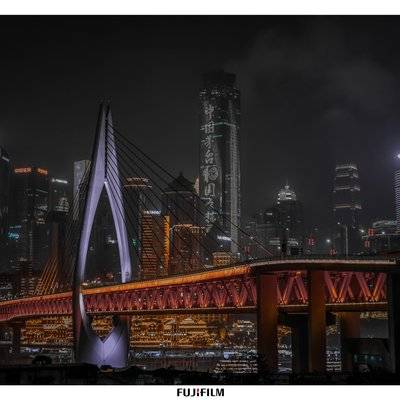 夜景模特