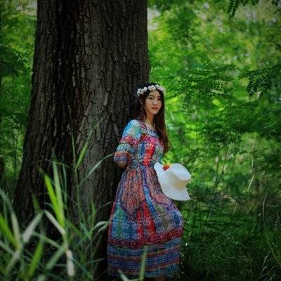 森系模特
