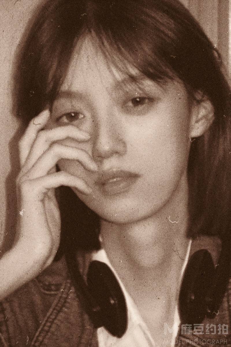 黑白模特