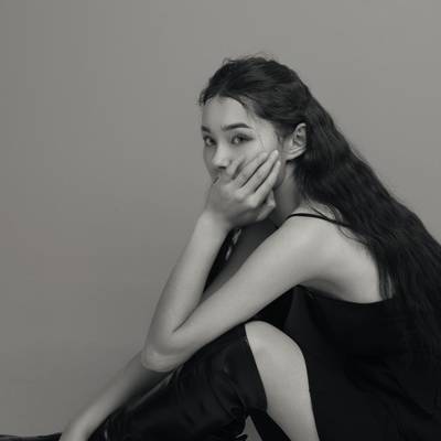 黑白模特