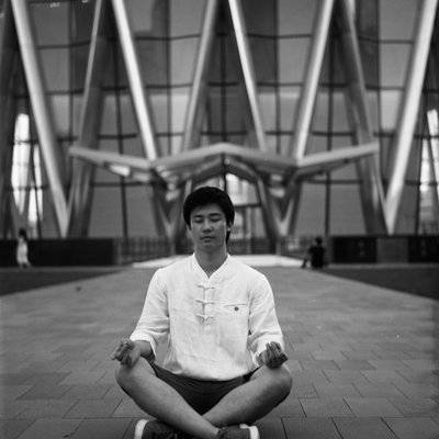 黑白模特