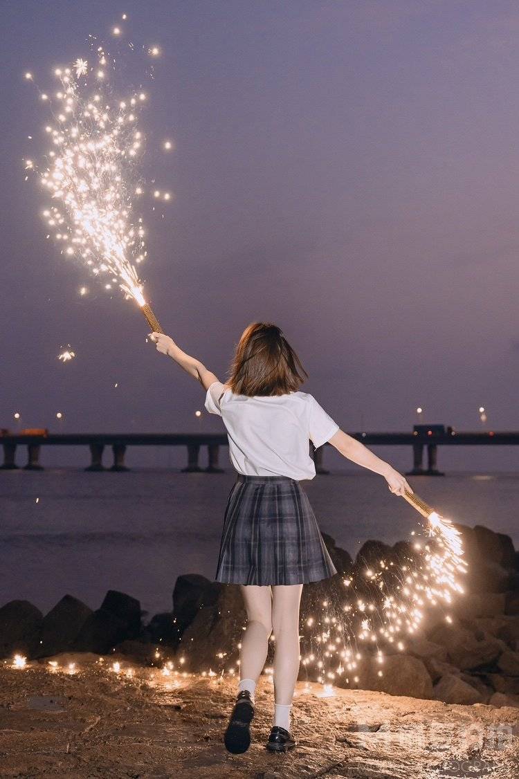 夜景模特