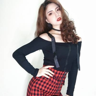 黑白模特