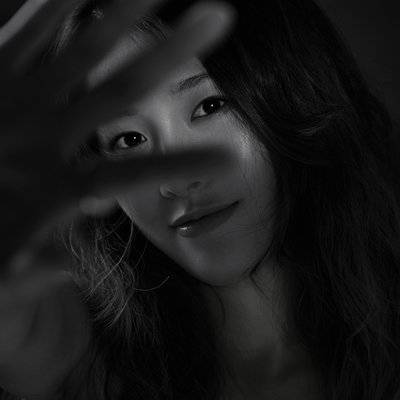 黑白模特
