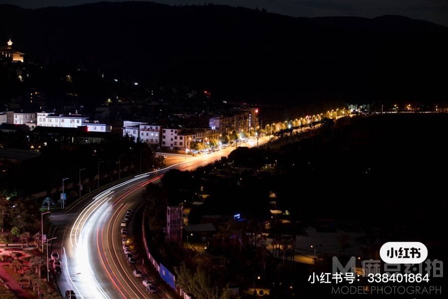 夜景模特