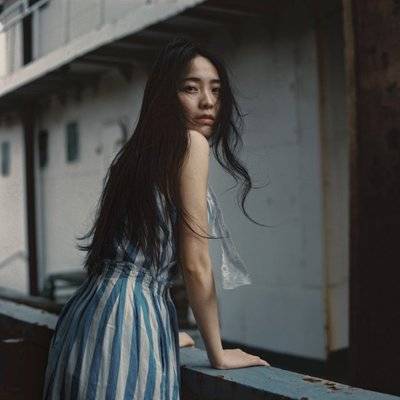 黑白模特