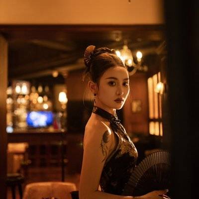 旗袍模特