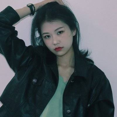 黑白模特