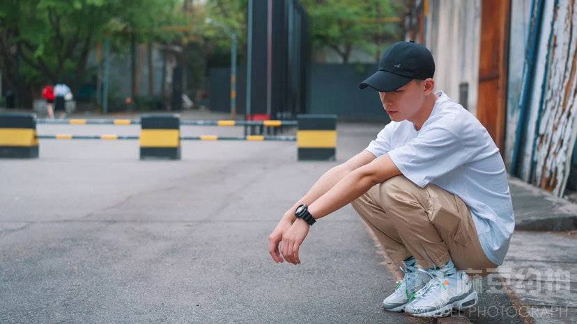 黑白模特