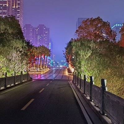 夜景模特