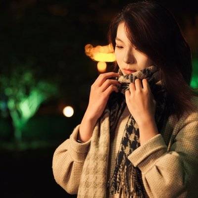 夜景模特