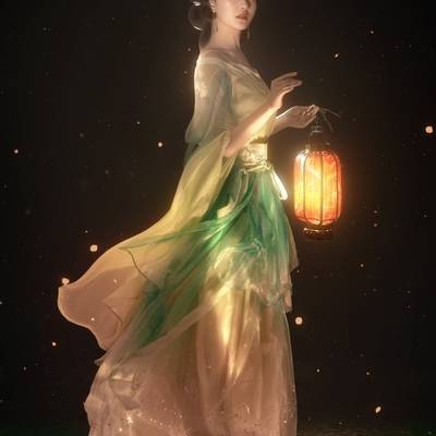 汉服模特