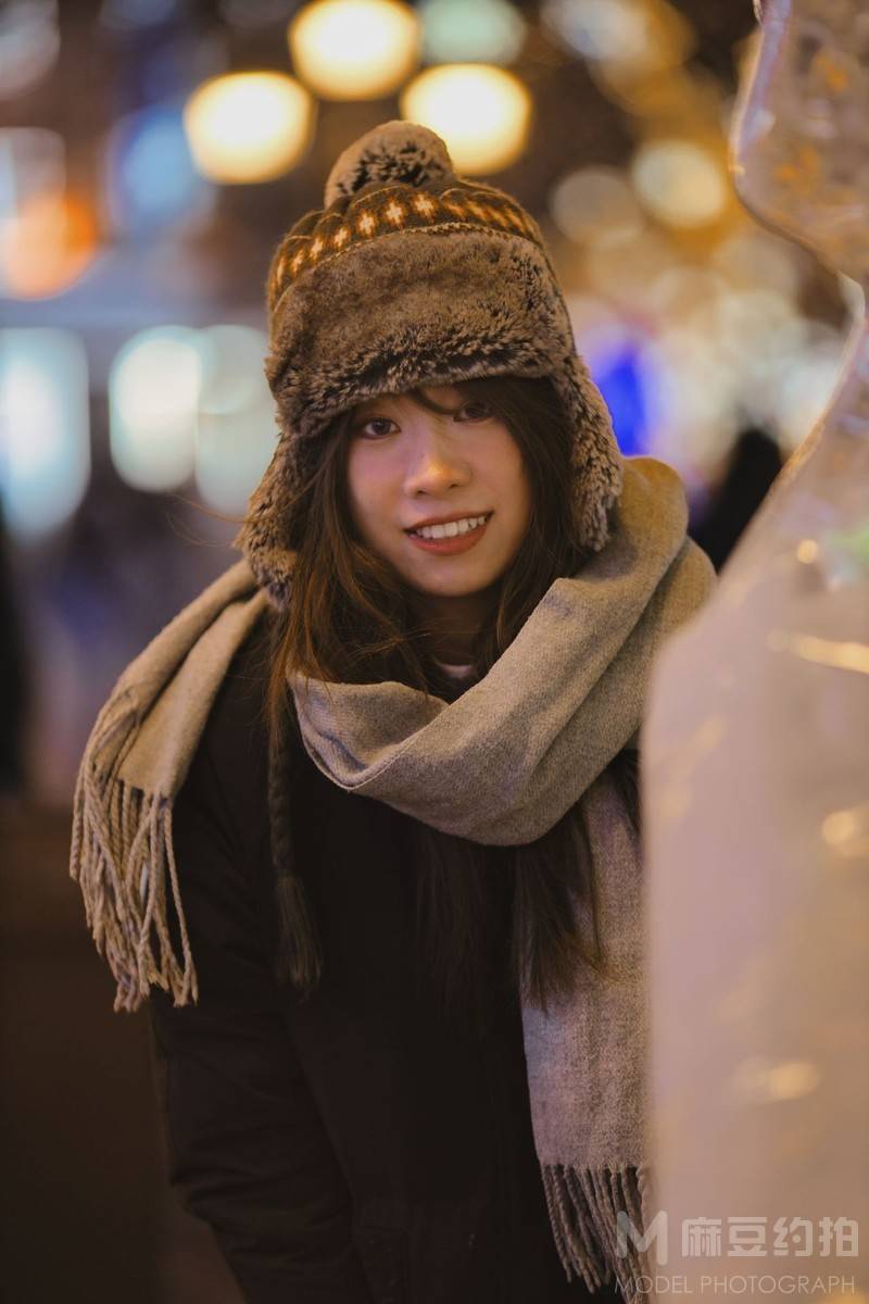 夜景模特