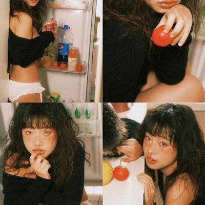 黑白模特