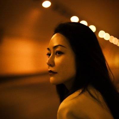 黑白模特