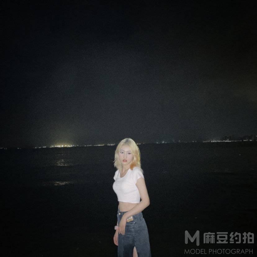 夜景模特