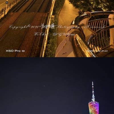 夜景模特