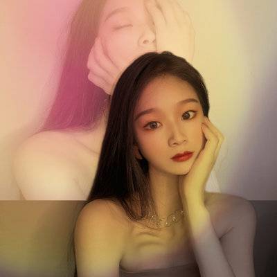 黑白模特
