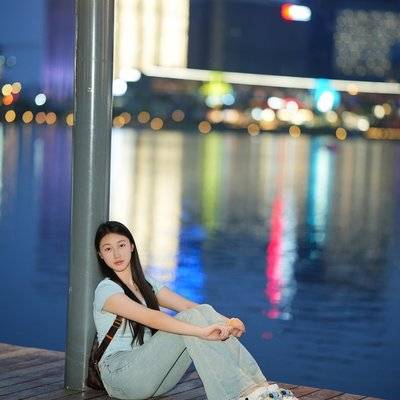 夜景模特