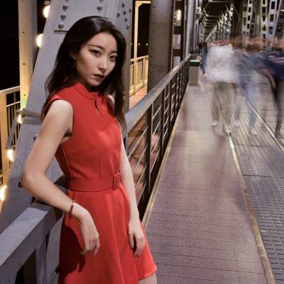 夜景模特