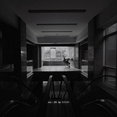 黑白模特