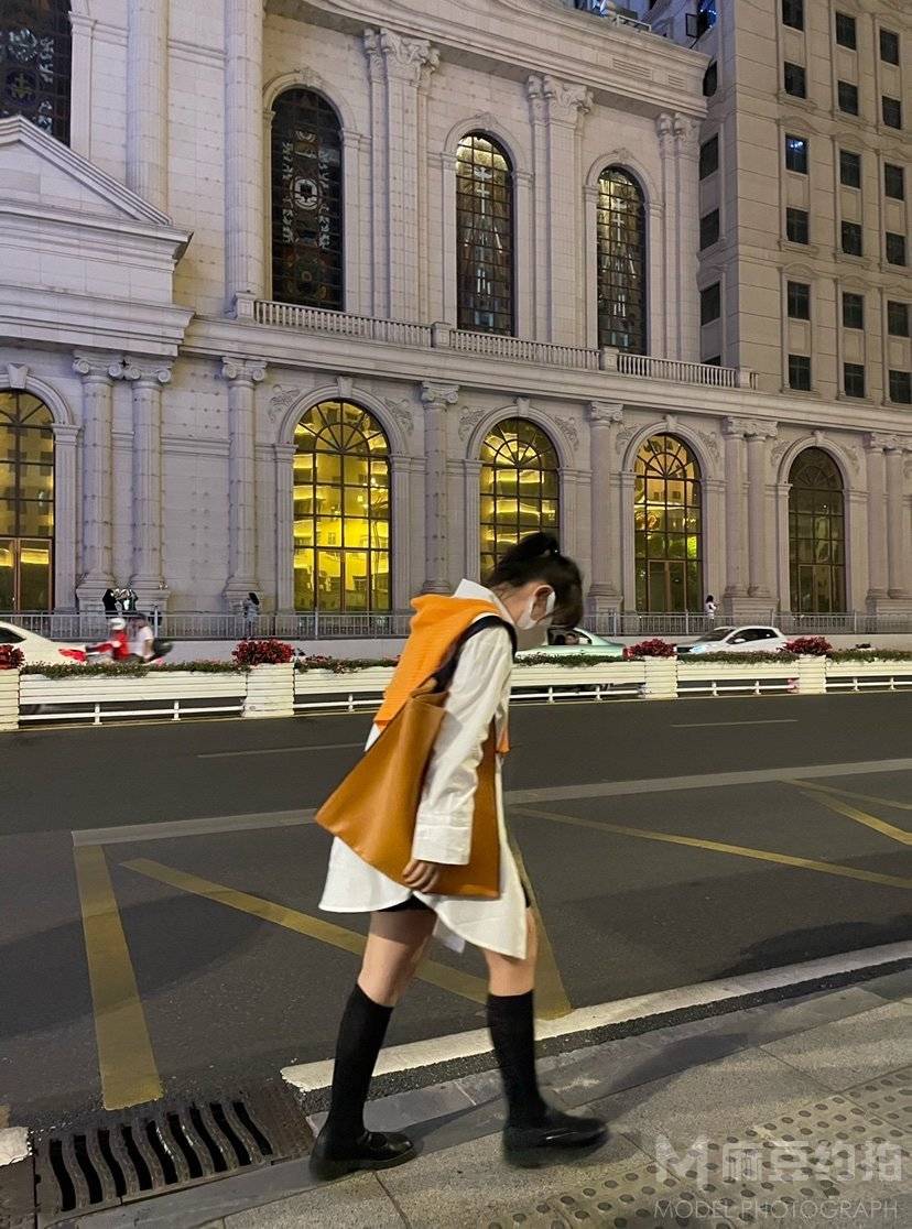 夜景模特