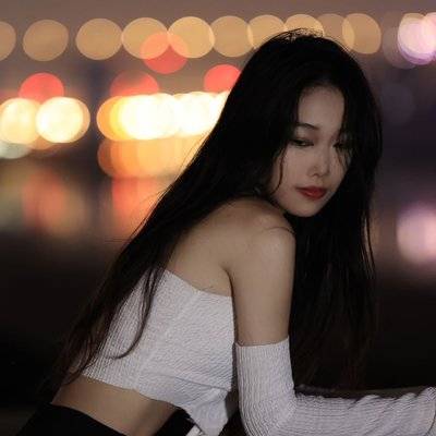 夜景模特