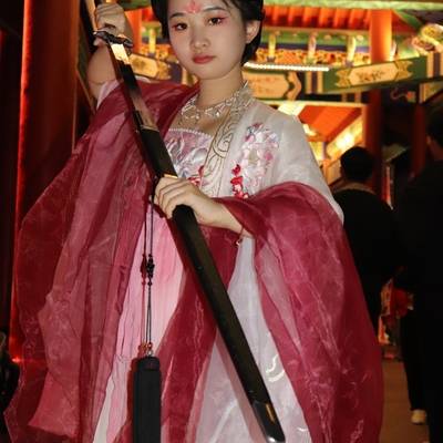 夜景模特