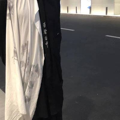 黑白模特