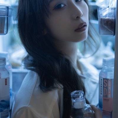 黑白模特