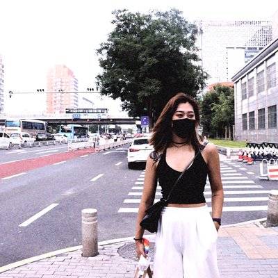黑白模特