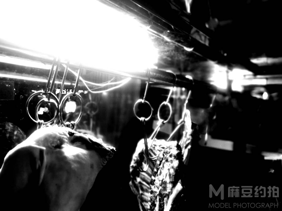 黑白模特