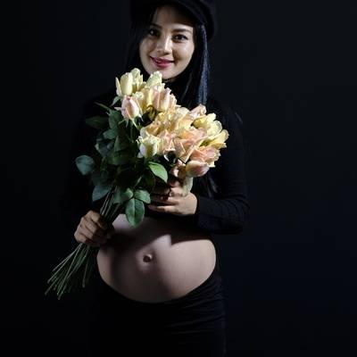 孕照模特
