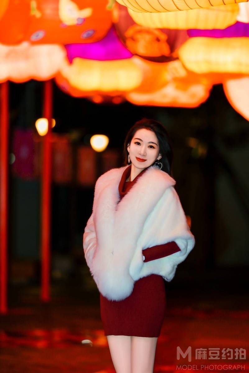 夜景模特