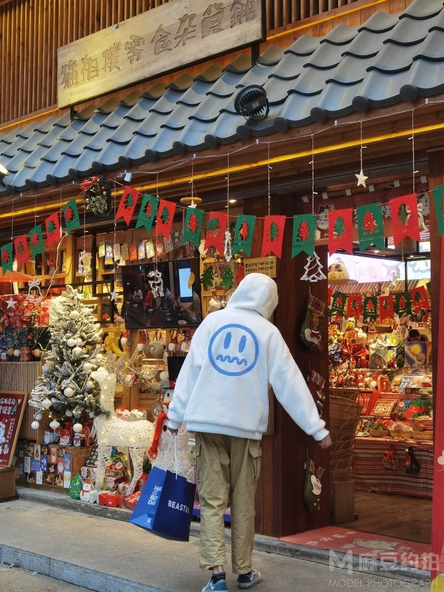 黑白模特