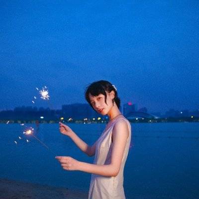夜景模特