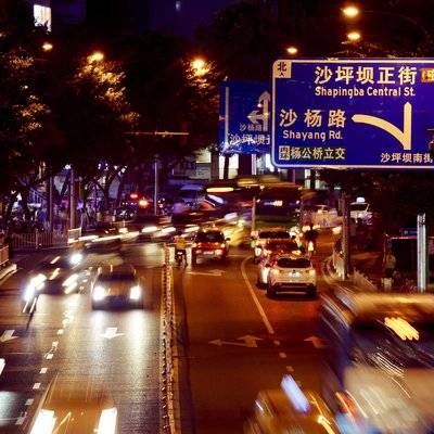 夜景模特