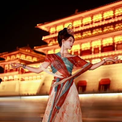 汉服模特
