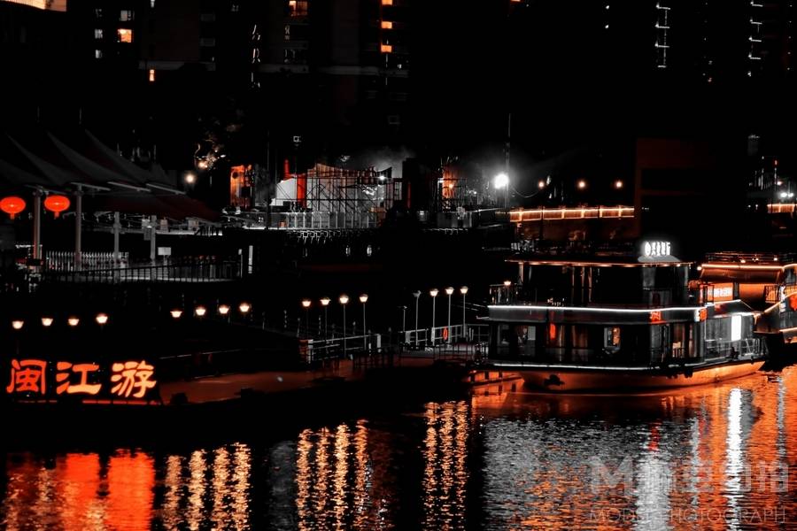 夜景模特