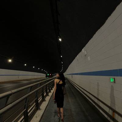 夜景模特