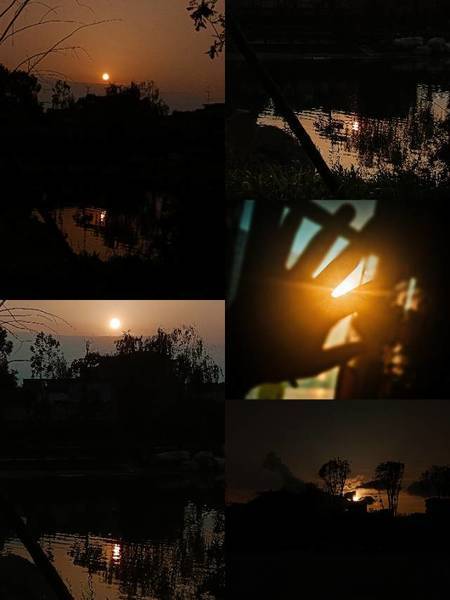 夜景模特