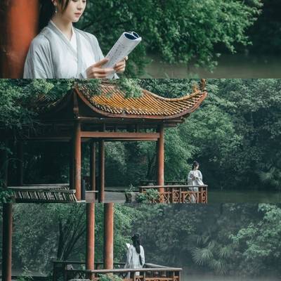 汉服模特