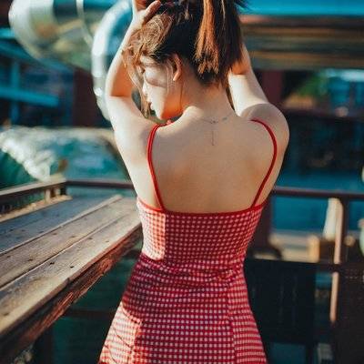 黑白模特