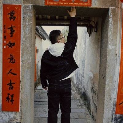 黑白模特