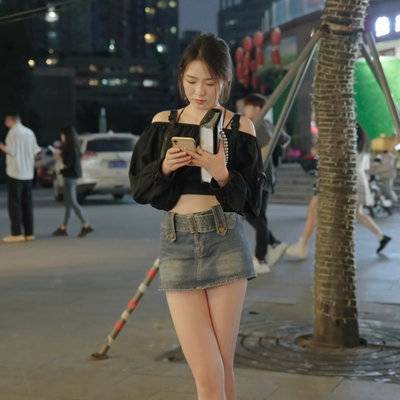 夜景模特