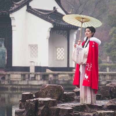 汉服模特